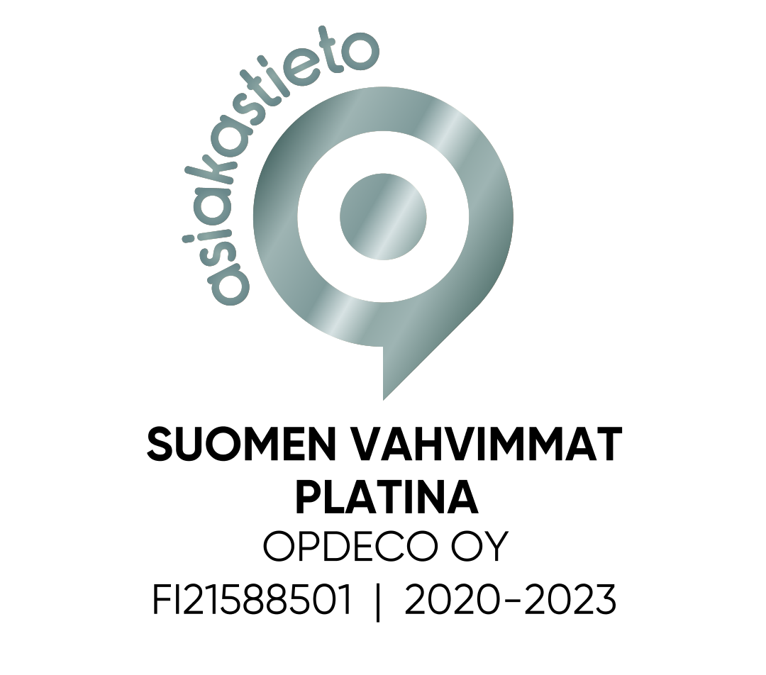 Asiakastieto Opdeco Suomen vahvimmat platina Asiakastieto Opdeco Suomen vahvimmat platina